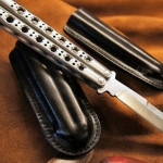 Butterfly knife sheath belt 2