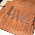 Chefs knife bag with knives