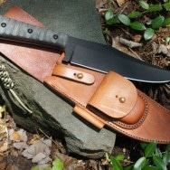 “Hawg Hunter” Custom Leather Knife Sheath