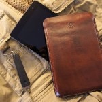 leather tablet sleeve front